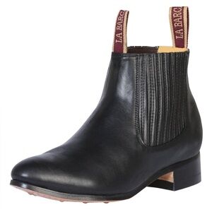 La Barca Unisex Paso De Mula Botin Charro Black.